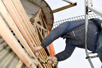 Neues Dach für Mühle Neermoor - Bild 3