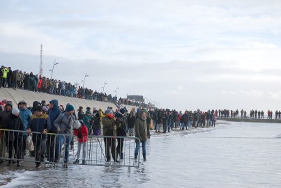 Neujahrsbaden 2024 auf Borkum - Bild 3