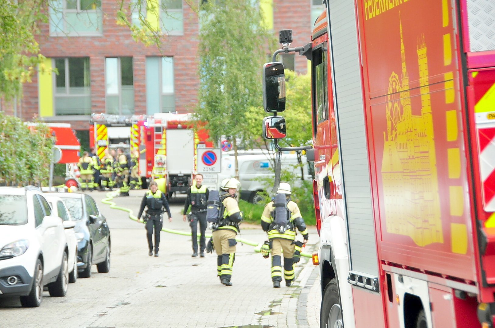 Feuerwehreinsatz am Borromäus-Hospital in Leer - Bild 1