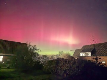Polarlichter am Himmel über Ostfriesland  - Bild 7