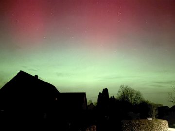 Polarlichter am Himmel über Ostfriesland  - Bild 15
