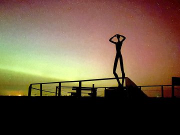 Polarlichter am Himmel über Ostfriesland  - Bild 18