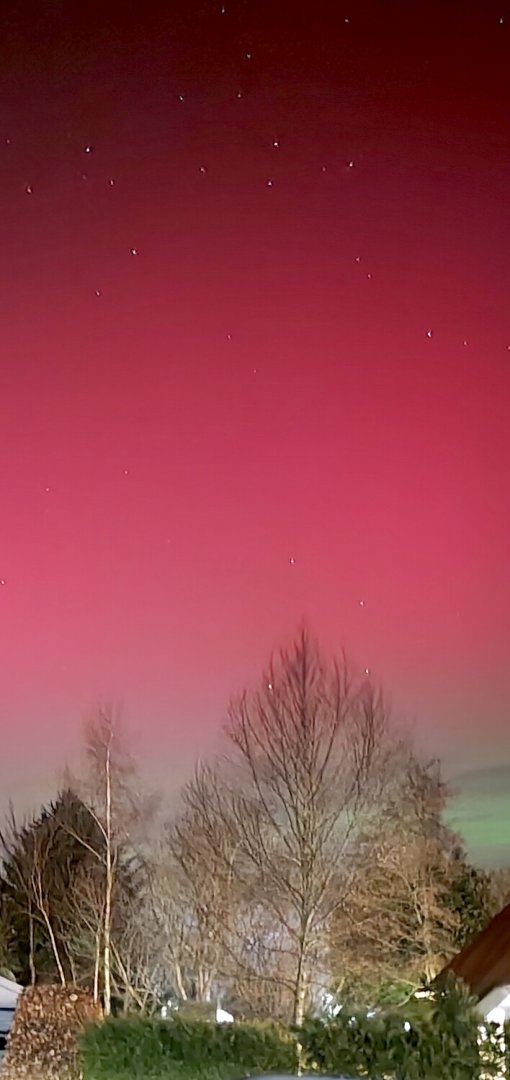 Polarlichter am Himmel über Ostfriesland  - Bild 7
