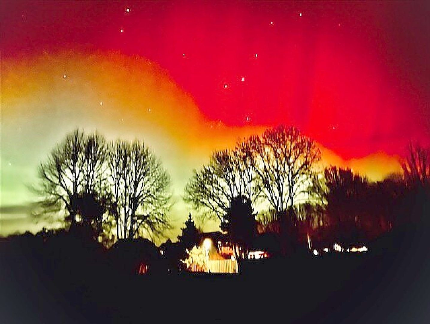 Polarlichter am Himmel über Ostfriesland  - Bild 12