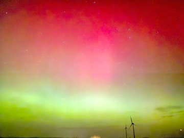 Polarlichter am Himmel über Ostfriesland  - Bild 17