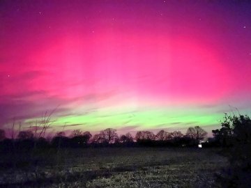 Polarlichter am Himmel über Ostfriesland  - Bild 19