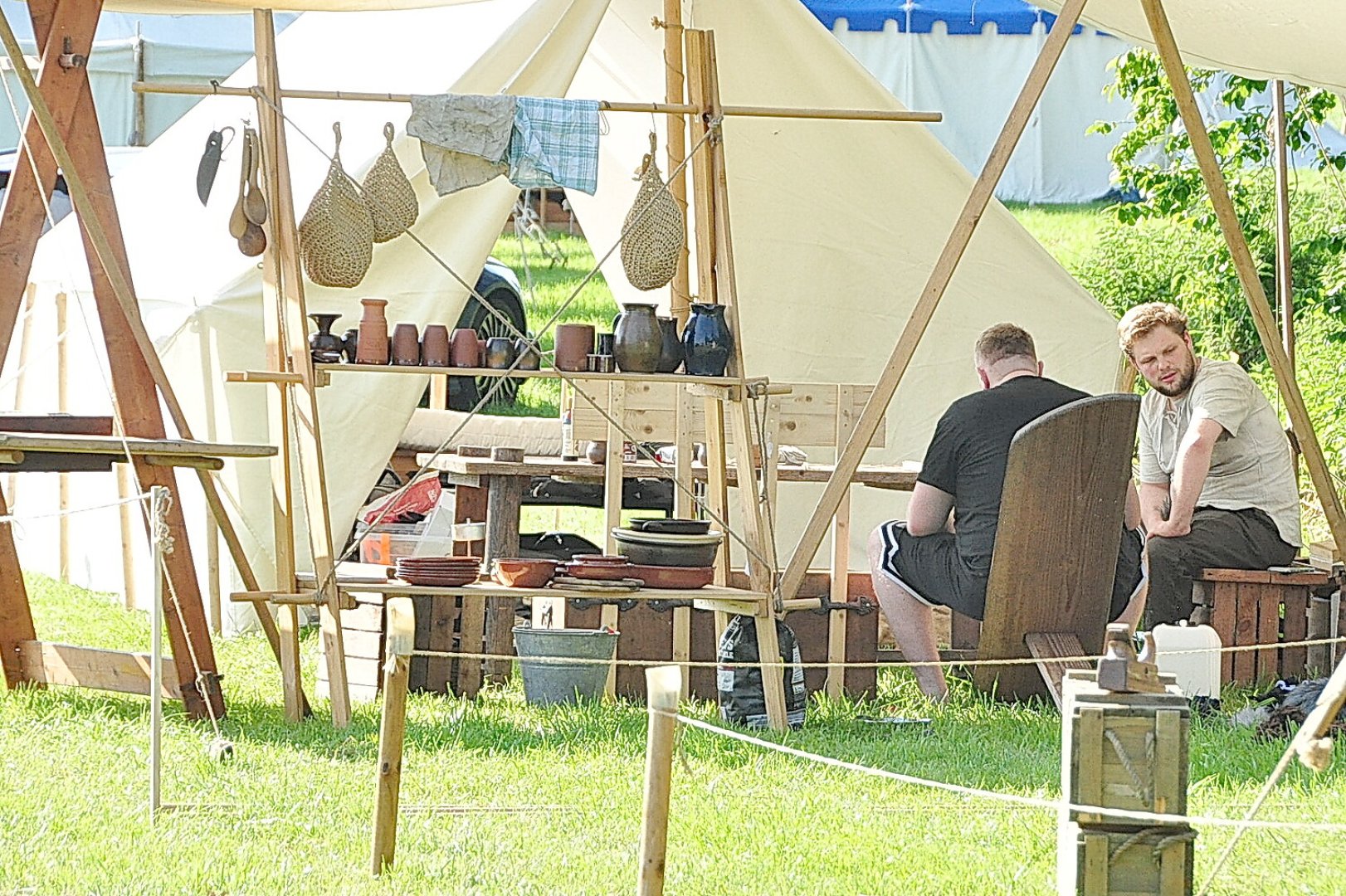 Leben wie im Mittelalter - Lager in Stickhausen - Bild 1