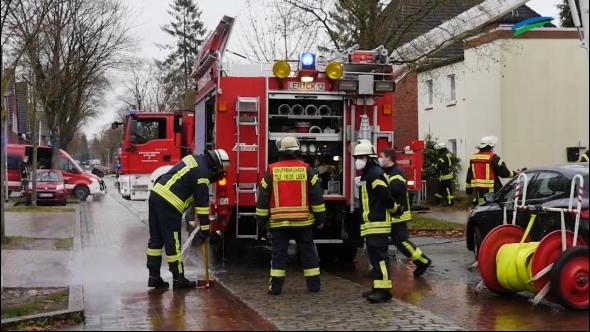 Großeinsatz der Feurwehr in Leer