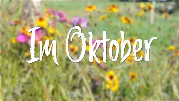 In d' Tuun: Im Oktober
