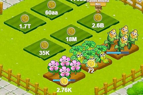 Browser-Farmspiele haben mit der Realität nichts zu tun. Screenshot: Schönig