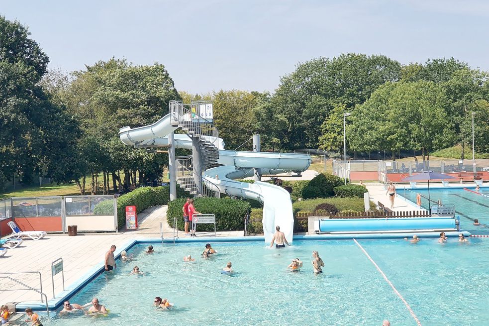 Am Wochenende sieht es, so hofft man, im Friesenbad wieder ähnlich aus. Foto: Gettkowski/Archiv