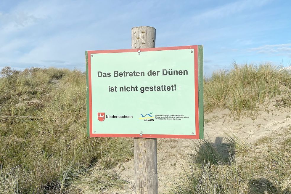 Einige Einschränkungen gibt es schon auf der Insel, da sie zum Nationalpark Wattenmeer gehört. Foto: Heidtmann