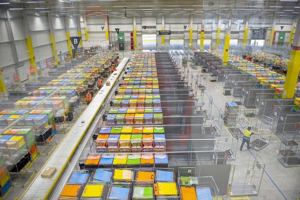 Amazon So läuft es im Emder Verteilzentrum Borkumer Zeitung