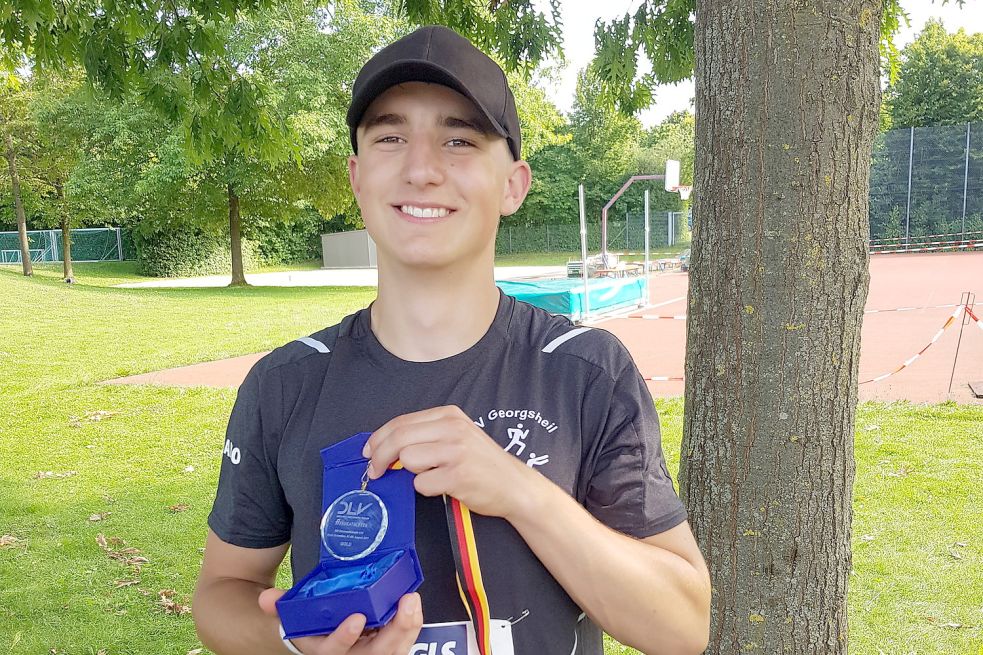 William Wolzenburg freute sich über die Siegermedaille.