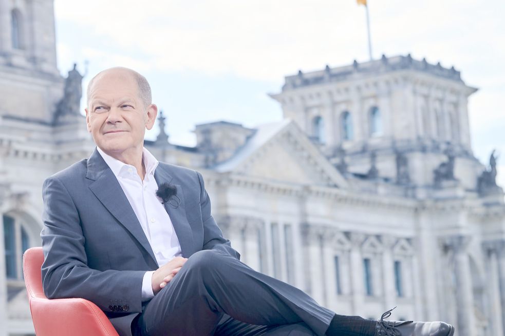 Hat Aufwind: SPD-Kanzlerkandidat Olaf Scholz. Foto: Riedl/dpa