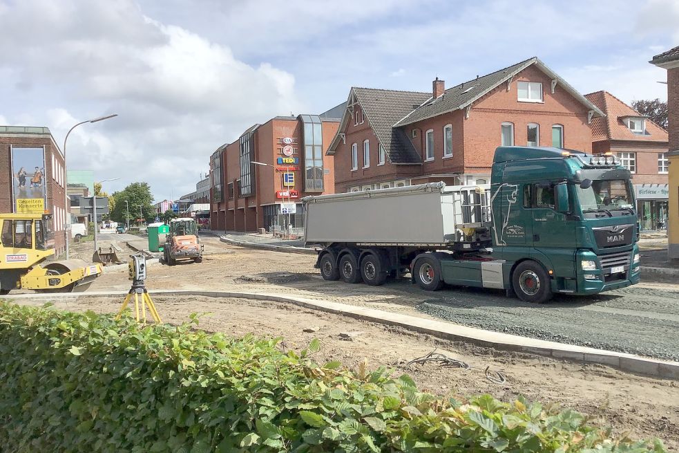 Die Baustelle legt den Verkehr lahm. Foto: Archiv/Boschbach