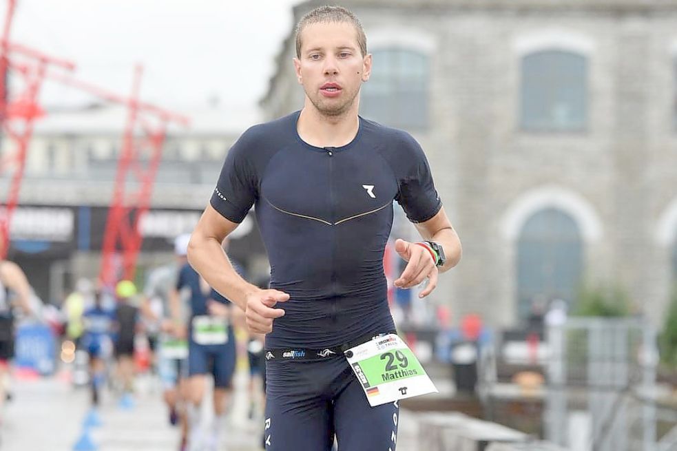 Matthias Heinken ging Anfang August beim Ironman in Tallinn an den Start. Foto: Privat