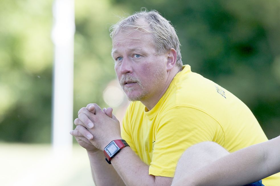 Trainer Christian Rosendahl peilt in Papenburg den ersten Zähler an. Foto: Doden