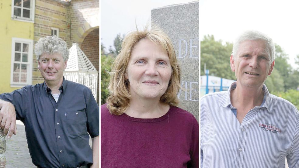 Standen auf dem Podium Rede und Antwort: Henning Paulsen-Jacobs (von links), Hilke Looden und Alfred Jacobsen.