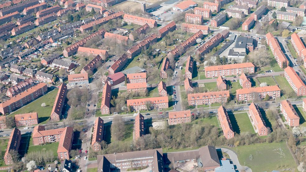 Im Emder Stadtteil Barenburg gibt es sehr viele Mietwohnungen, die zum Teil auch vergleichsweise günstig sind.