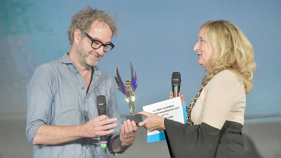 Marcus Lenz nahm den NDR-Nachwuchspreis entgegen. Foto: Ortgies