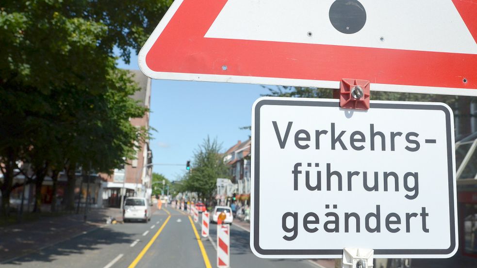 Die Verkehrsexperimente in der Innenstadt und umliegenden Vierteln sind nach wie vor das beherrschende Thema in Emden. Foto: Päschel/Archiv