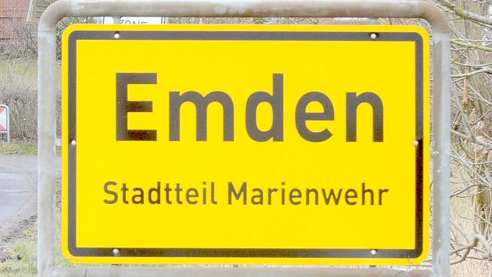 Marienwehr ist der kleinste Stadtteil von Emden. Fotos: Privat/Archiv