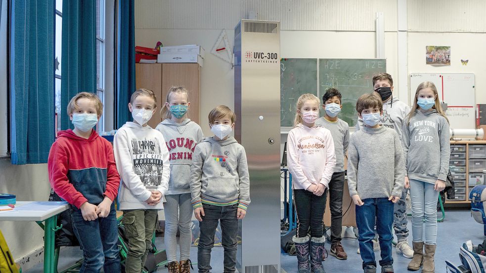 Die Grundschule am Wall hatte Anfang des Jahres schon einen Luftentkeimer bekommen. Der wurde allerdings von Sponsoren finanziert. Jetzt will die Stadt insgesamt nachrüsten. Foto: Archiv