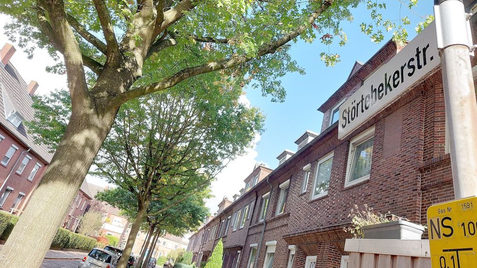 Die Störtebekerstraße in Emden ist in der Nähe der Jugendarrestanstalt. Foto: Hanssen