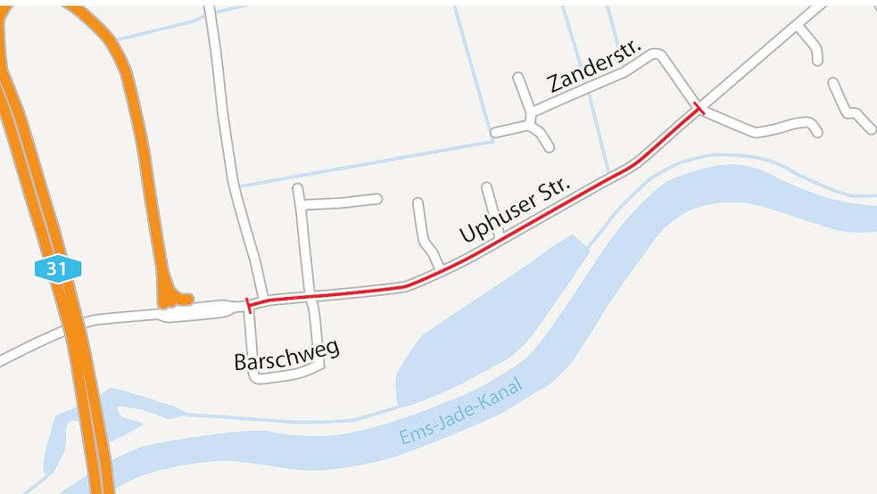 Zwischen dem Forellenweg und der Zanderstraße ist die Straße ab Montag voll gesperrt.