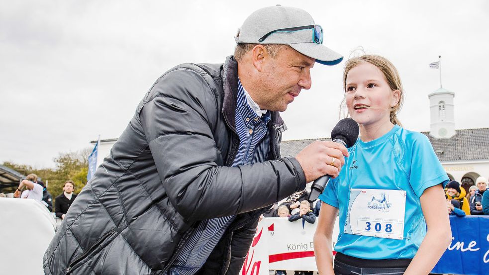 Nach ihrem Sieg bei den Frauen wurde Talea Pfluger sogar von Moderator Hartwig Thöne zum Interview gebeten. Fotos: König Event Marketing