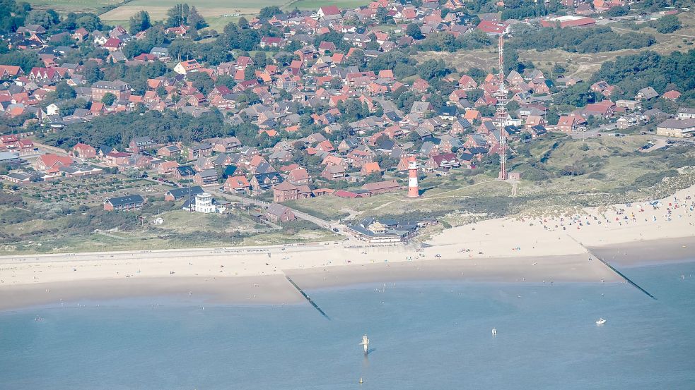 Auf Borkum wurde nach einem Mann gesucht, der sich verlaufen hat. Foto: Sina Schuldt/dpa