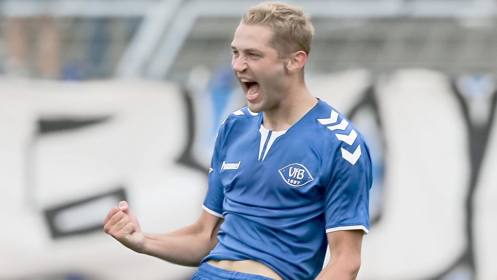 Vier eigene Treffer durfte Marten Schmidt diese Saison schon im VfB-Trikot bejubeln. Foto: Imago