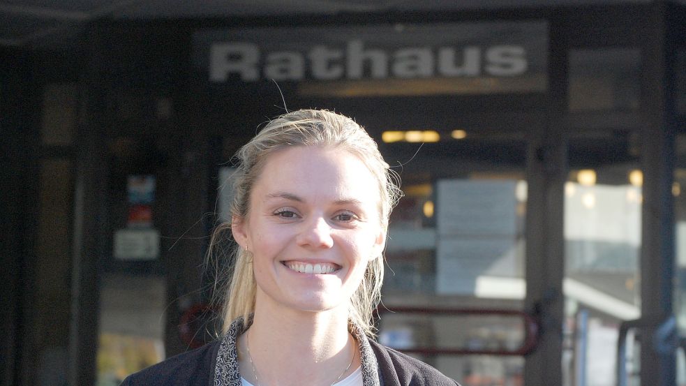 Dr. Katharina Heidtmann arbeitet seit dem 1. Oktober im Auricher Rathaus. Foto: Luppen