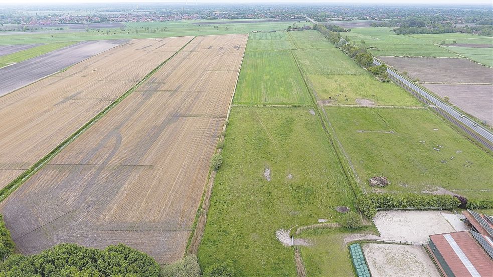 Für den Bau der Zentralklinik werden eine Reihe von Gräben verlegt. Dazu ist ein wasserrechtliches Planfeststellungsverfahren notwendig. Foto: Trägergesellschaft