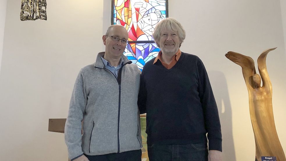 Hartmut Marks-von der Born und Jörg Schulze kennen sich bereits seit vielen Jahren. Foto: Kraft