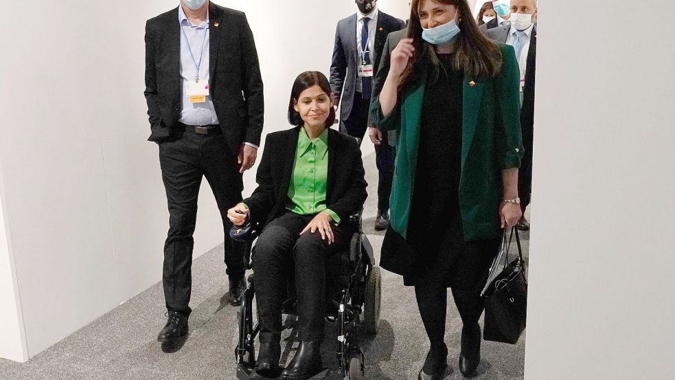 Israels Energieministerin Karine Elharrar konnte am Montag nicht bei der Klimakonferenz teilnehmen. Wie steht es eigentlich so grundsätzlich um die Barrierefreiheit? Foto: ALBERTO PEZZALI/ AFP