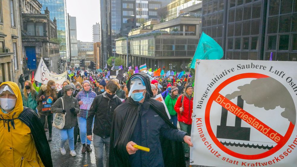 Der Demonstrationszug zog sich über mehrere Kilometer durch die Stadt. Foto: privat/BI