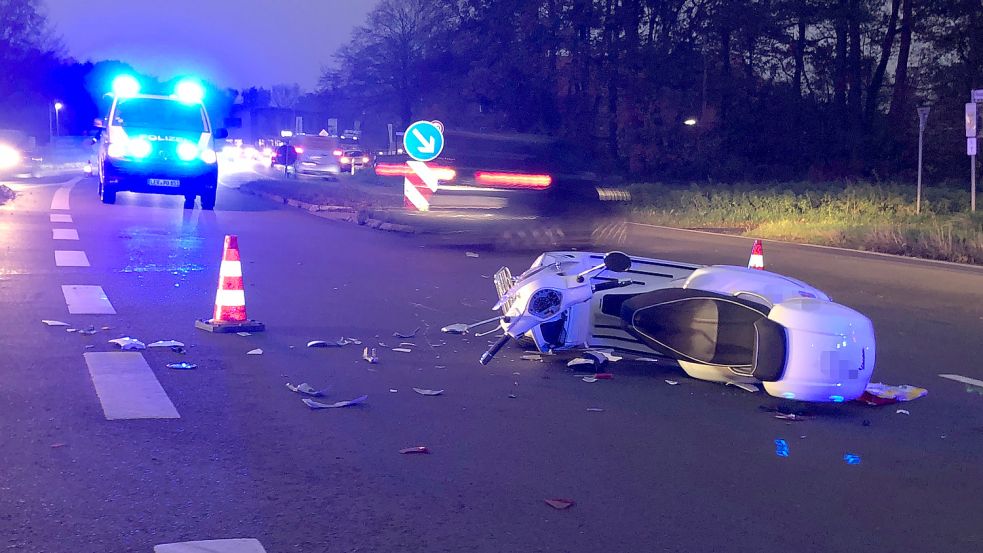 Bei einem Unfall in Marienheil wurde Donnerstagnachmittag ein Rollerfahrer schwer verletzt. Foto: Zein