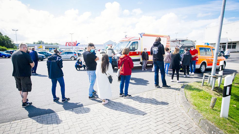 Beim mobilen Impfteam der Stadt Emden herrschte zuletzt ein großer Ansturm. Das Foto entstand bei einer der ersten Aktionen. Archivfoto: F. Doden