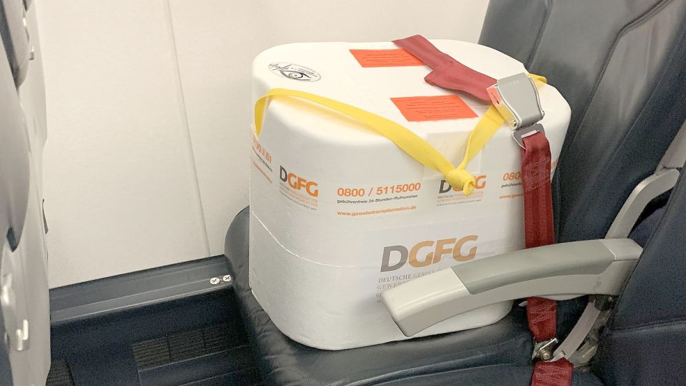 In dieser Box transportierte Klaus Renken die kostbare Fracht. Foto: privat