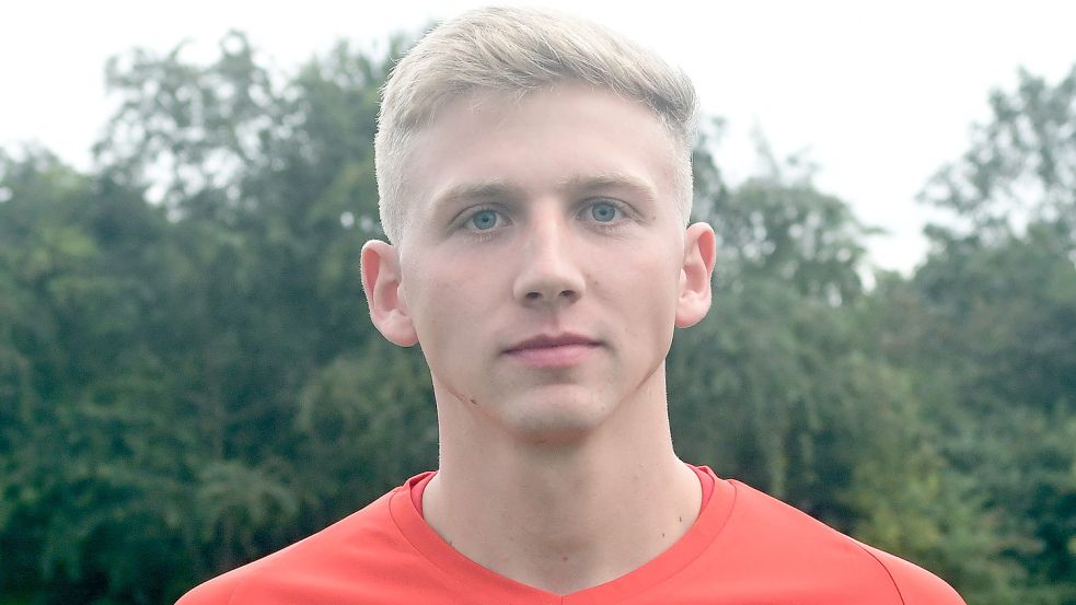 Jannes Knoop ist der Strafenwart der ersten Herren des SV Holtland. Foto: Damm