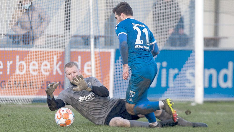 Tido Steffens spielte wieder einmal überragend und erzielte kurz vor Schluss das 2:0. Foto: Doden