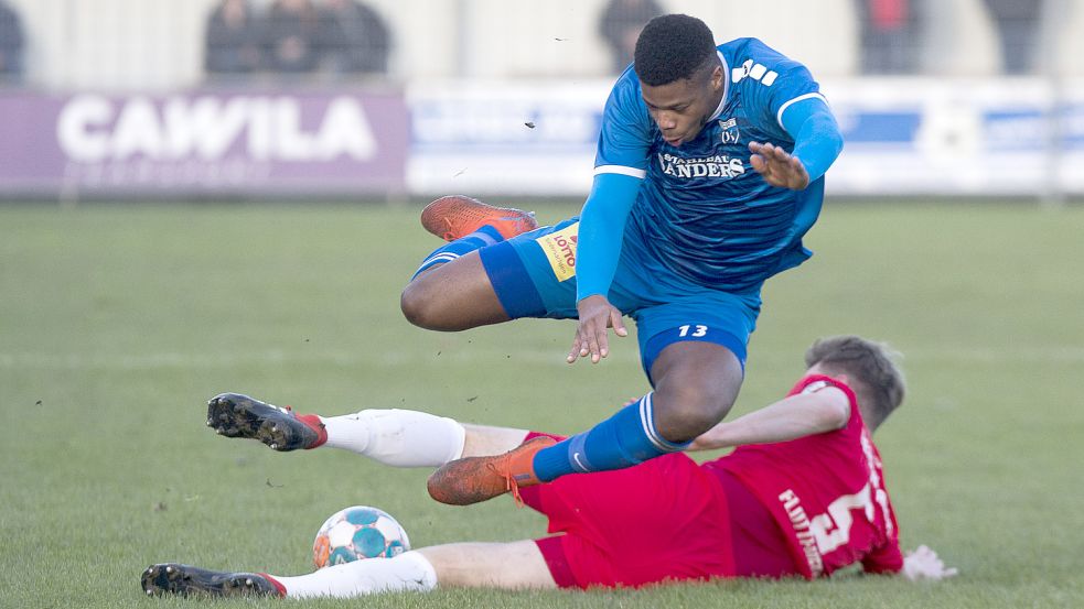 Gabriel Bamezon stand erstmals seit langer Zeit in der Startelf und hielt lange durch. Foto: Doden