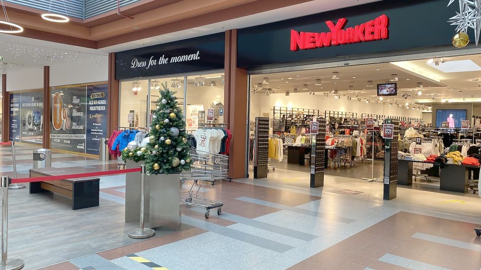 Die New-Yorker-Filiale im Dollart-Center schließt. Für die Fläche gibt es bereits einen Nachmieter. Foto: Tomé