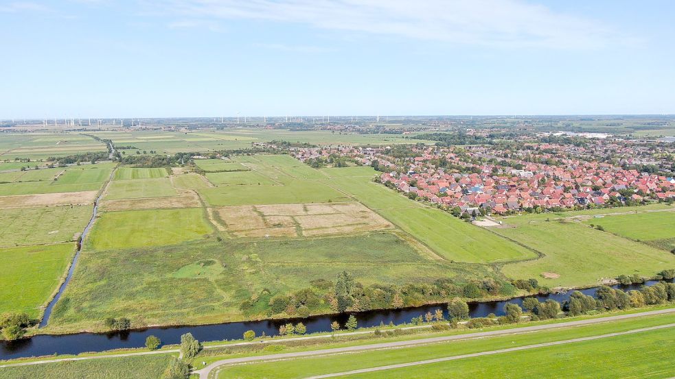 Knapp 55 Hektar Fläche sollen für das geplante Baugebiet Conrebbersweg-West versiegelt werden. Foto: Hock