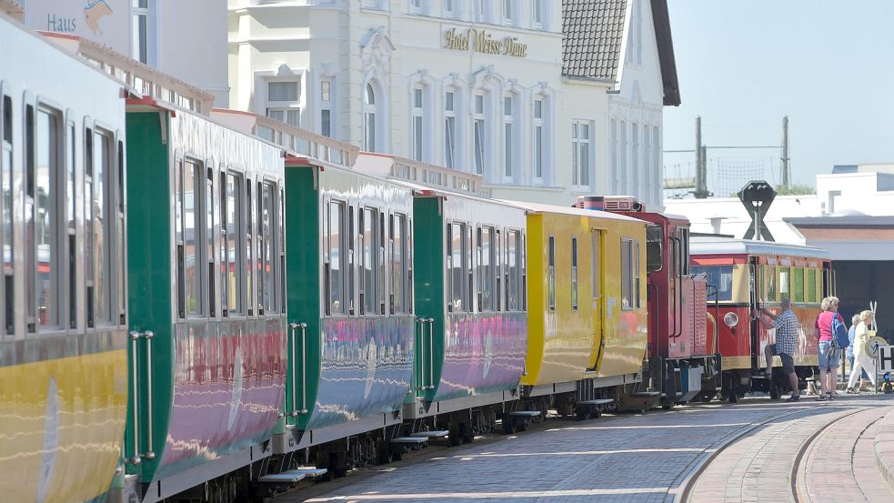 Das Malheur passierte auf dem Weg zur Inselbahn. Archivfoto: Ortgies