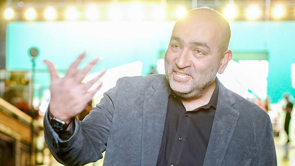 Das Lachen des Erfolgreichen: Omid Nouripour führt mit Ricarda Lang fortan Bündnis 90/Die Grünen. Foto: dpa