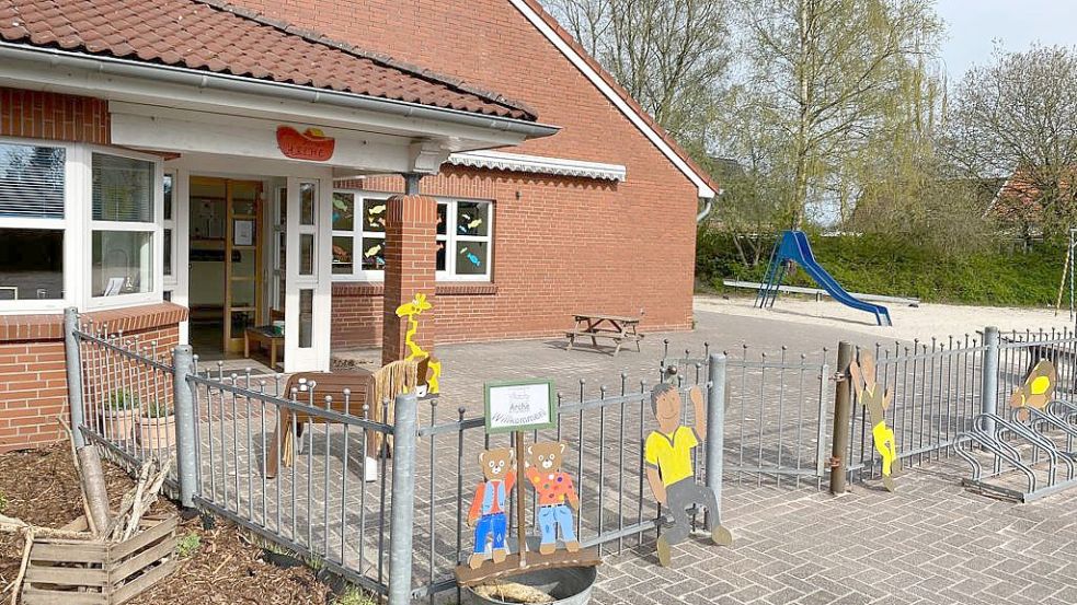 Am Kindergarten Arche in Großefehn soll eine Krippengruppe in Container und später in einen Anbau ziehen. Foto: Privat