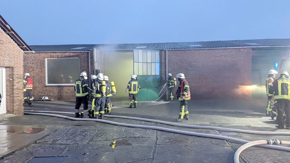 Die Einsatzkräfte wurden nach Ostersander gerufen. Foto: Feuerwehr